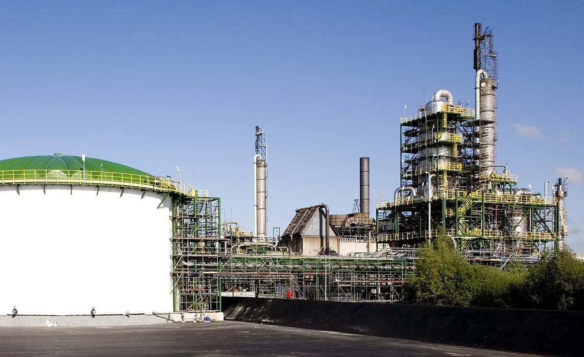 Industriële gasinstallatie (BioMCN)