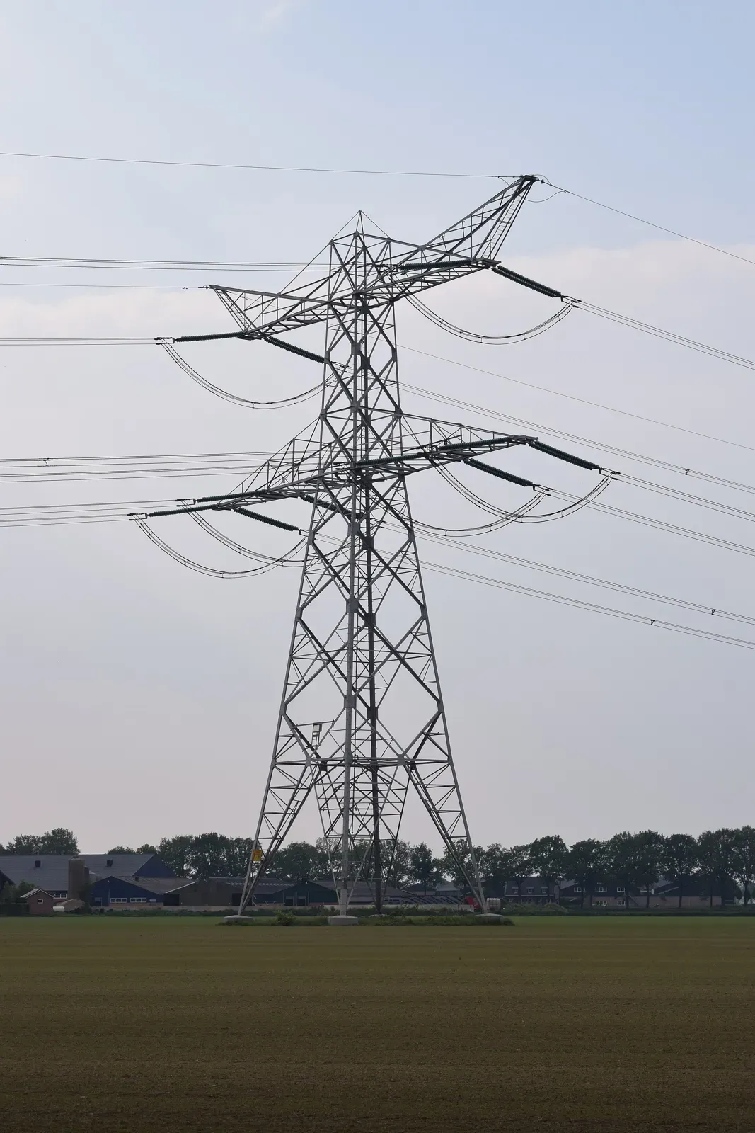 Hoogspanningsmast bij Stevensbeek